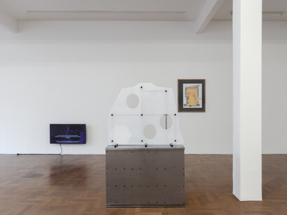 Nicolás Sarmiento, Temperatura ambiente, exhibition view. Courtesy of Piedras Gallery