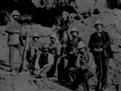 La expedición alemana a Egipto para estudiar el cólera: Koch es el tercero por la derecha