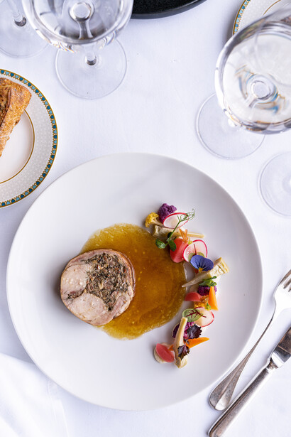 Le Train Bleu, Gare de Lyon, Paris, France, chef Michel Rostang cuisine