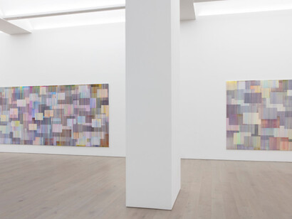 Bernard Frize. Courtesy of Perrotin New York