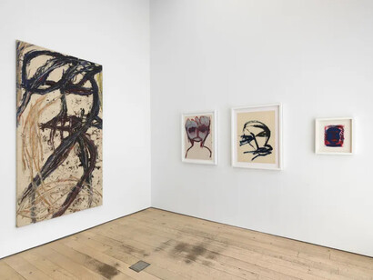Dan Asher, In the I of the beholder, exhibition view. Courtesy of Martos Gallery