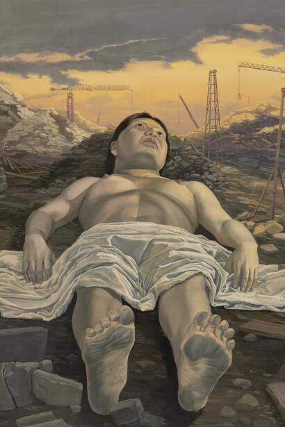 Amanda Ba, Resurrection site, 2024. Courtesy of Pace Gallery