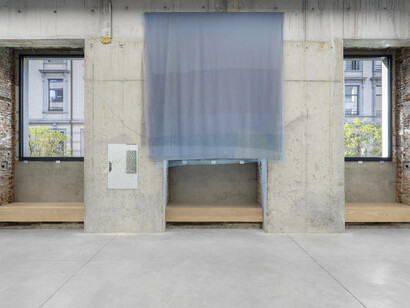 Lionel Estève, Souvenirs de Bruxelles, exhibition view. Courtesy of Stems Gallery