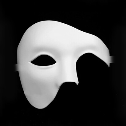 Máscara veneciana sin decorar: ¿podría acaso algo ser auténtico sin ser verdadero?