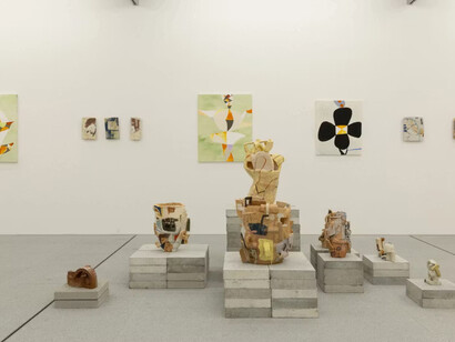 Jun Tsunoda and Shun Kadohashi, In the making, exhibition view. Courtesy of Gallery Common 