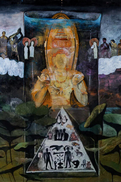 Chamila Gamage, This is an island, 2023. Courtesy of Aicon Contemporary