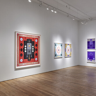 Karla Knight, Orbit, exhibition view. Courtesy of Andrew Edlin Gallery