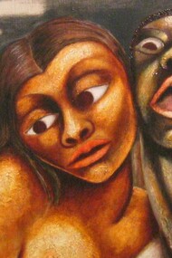Max Jiménez, "Desesperanza", óleo sobre lienzo, 1944