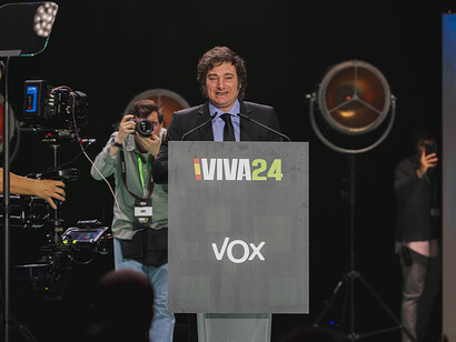 At the summit, Milei emphasized his government's efforts to tackle inflation and reduce public sector spending