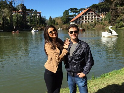 Rafael Machado e Mônica Fonseca