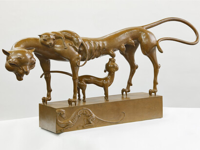 Dashi Namdakov, Mother II, Bronze, 78 x 180 x 35 cm, Image © Peter Mallet