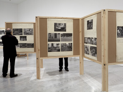 Vista de sala de la exposición Aún no. Joaquín Cortés/Román Lores
