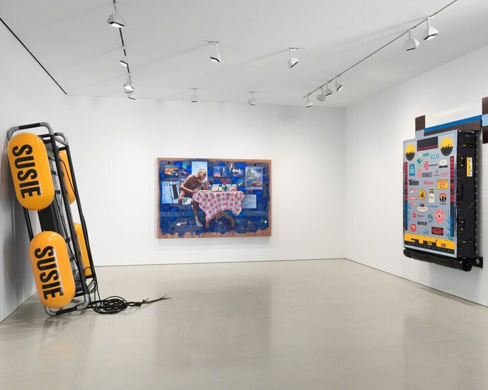 Ashley Bickerton, Exhibition view. Courtesy of The Flag Art Foundation
