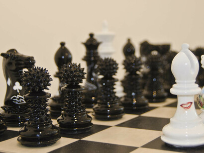 Daniela Raytchev, 'Addictions' Purling London Luxury Chess set