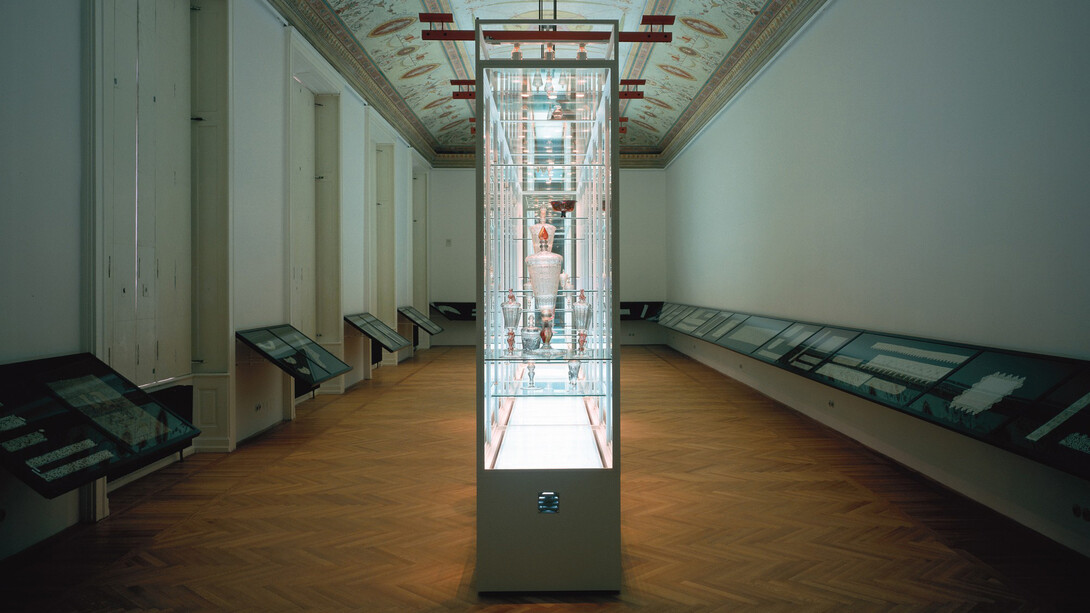 Renaissance barock rokoko, ausstellungsansicht. Mit freundlicher genehmigung des Museum für angewandte Kunst