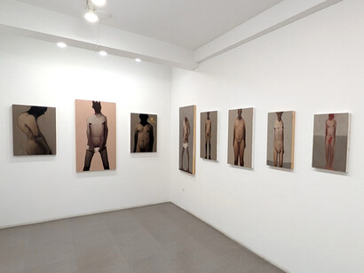 Grey James, PJOB, exhibition view. Courtesy of Bert Green Fine Art