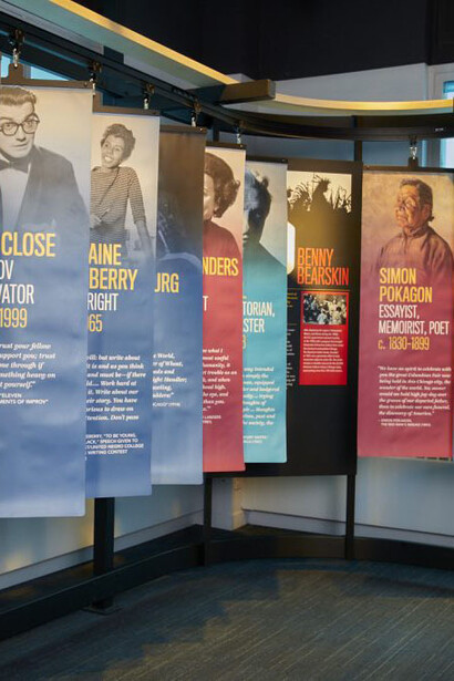 Wintrust Chicago Gallery. Courtesy of American Writers Museum