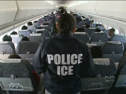 Vuelo de deportación de EE.UU. a México