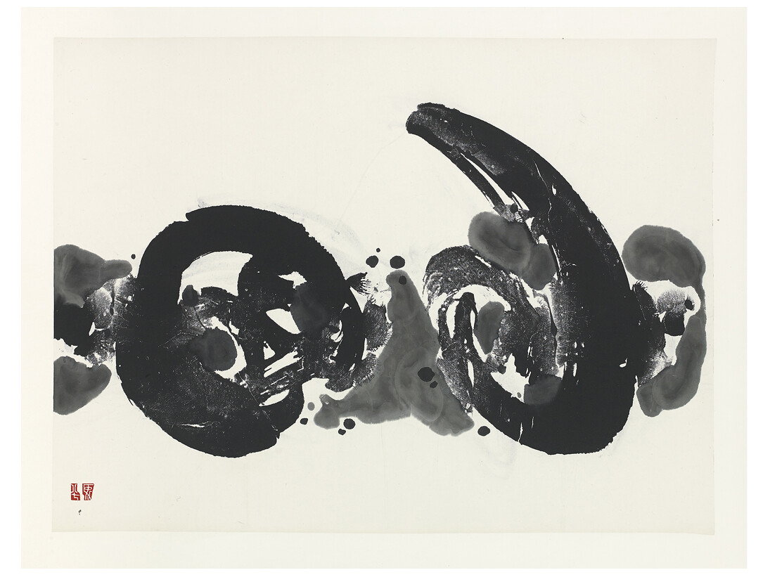 Ma Desheng, Untitled, 1987, Ink on Chinese paper, 69 x 90 cm (27 x 35 in)