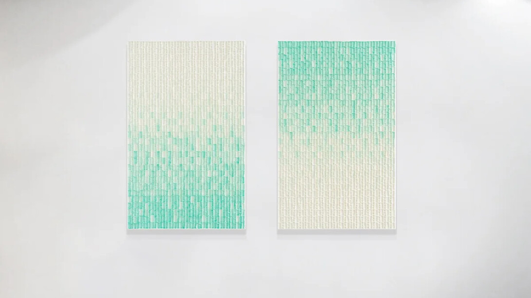 EJ Kim, Flowing still, exhibition view. Courtesy of Blank Space 