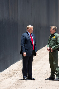 On Tuesday, June 23, 2020, President Donald J. Trump stood before a plaque near Yuma, Arizona, commemorating the completion of the 200th mile of the new border wall along the U.S.-Mexico border