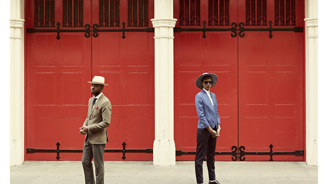 Martell Campbell – Fashion Blogger, Donya Patrice – Fashion Blogger © Dean Chalkley. Creative direction by Harris Elliott