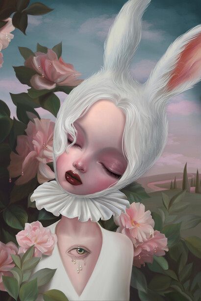 Mary Perkins, The misbehavers, exhibition painting. Courtesy of Erarta Museum