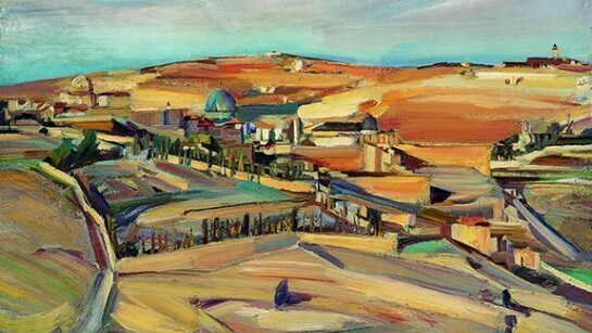 David Bomberg, The South East Corner of Jerusalem, 1926, oil on canvas, Pallant House Gallery, Wilson Gift through The Art Fund © Pallant House Gallery 2014