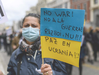 No a la guerra, Madrid, España
