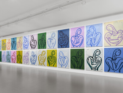 Grace Weaver, Mothers, ausstellungsansicht. Mit freundlicher genehmigung der Galerie Max Hetzler