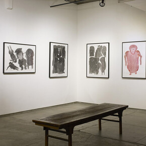 Davood Koochaki, Dancing in plain sight. Late drawings by Davood Koochaki, exhibition view. Courtesy of Cavin-Morris Gallery