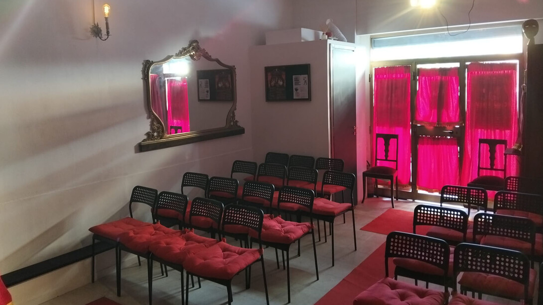 Veduta del Piccolo Teatro di Prova, dove si svolge lo spettacolo. Cortesia del Piccolo Teatro di Prova