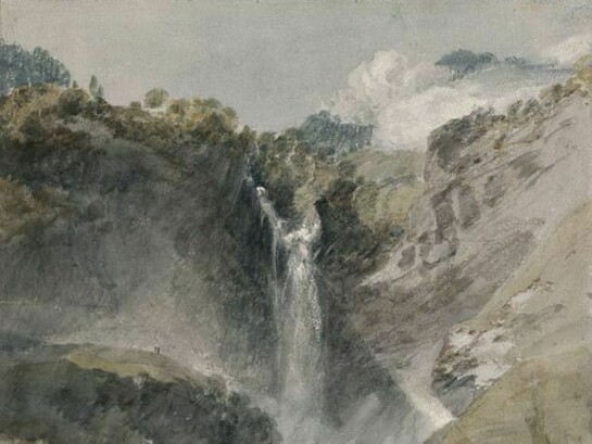 Joseph Mallord William Turner (1775-1851), The Great Fall of the Reichenbach, Switzerland, 1802, Photo © National Gallery of Ireland