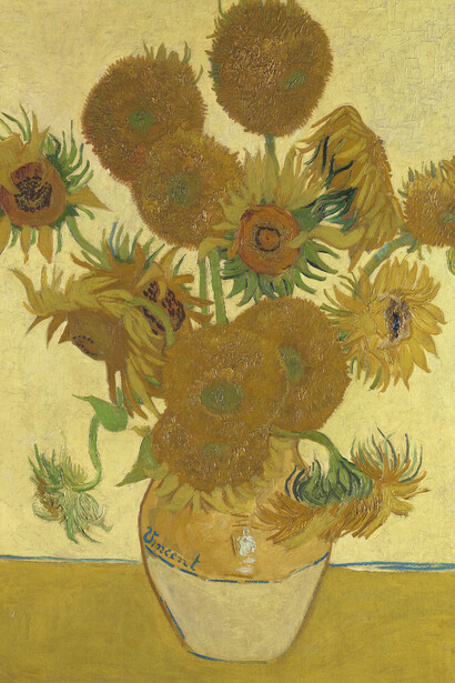 Vincent van Gogh, Sunflowers, 1888. Courtesy of The National Gallery