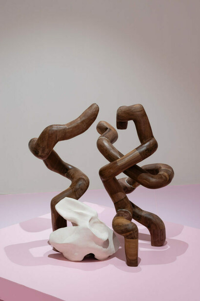 Elisa Braem, Nos encontramos en la noche, vista de exhibición. Cortesía de Es Baluard Museu d'Art Contemporani de Palma