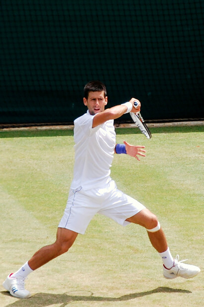Novak Djokovic. L’ATP Finals de Turin est devenu ce dimanche de mi-novembre le temple de son septième succès en carrière © By Carine06 from UK - CC BY-SA 2.0