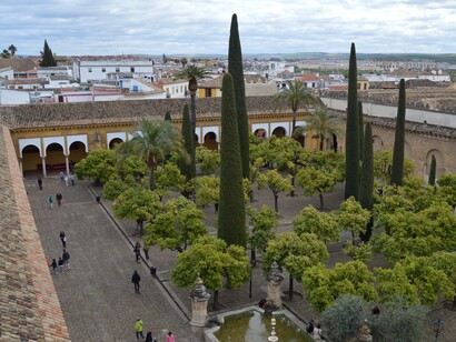 Córdoba. Patio de los naranjos de la Mezquita. Foto: David Arévalo