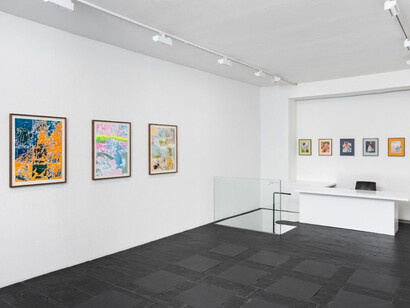 Verschiedene künstler, Color to quiet, ausstellungsansicht. Mit freundlicher genehmigung der Galerie Urs Meile