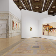 Elizabeth Neel, In the guts of the living, exhibition view. Courtesy of Jack Shainman Gallery