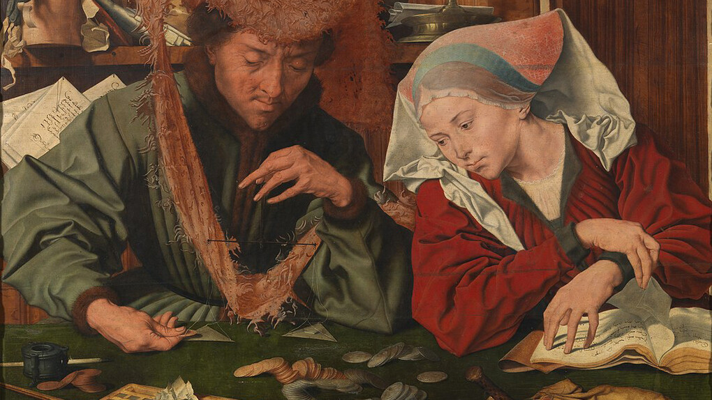 Marinus van Reymerswale, El recaudador de impuestos y su mujer, 1539