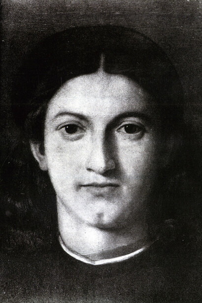 Giulio Paolini, Giovane che guarda Lorenzo Lotto (detail), 1967. Courtesy of Mart