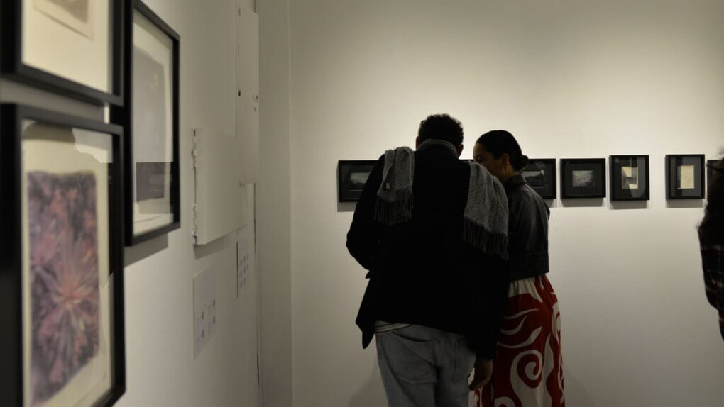 Camilo Sabogal, Derivas de un instante detenido, vista de exhibición. Cortesía de El Dorado Space