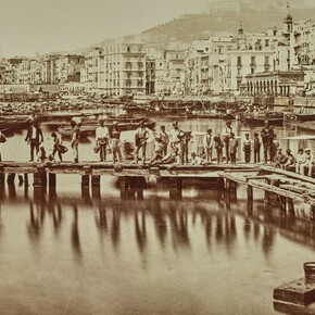 D. Sommer, Naples. View of Via Marina in the Sant’Elmo Port of Naples, circa 1867–1873. Courtesy of New  Tretyakov Gallery 