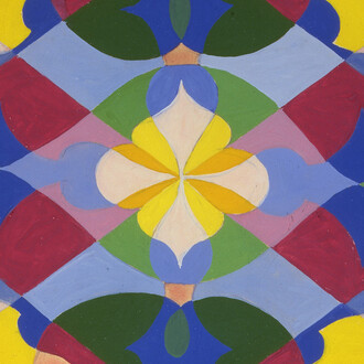 Giacomo Balla, Progetto per tappeto (Fiori + spazio) (detail), 1930 c. Mit freundlicher genehmigung von Mart