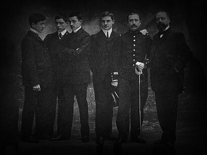 Presidente Paul Doumer y sus cinco hijos