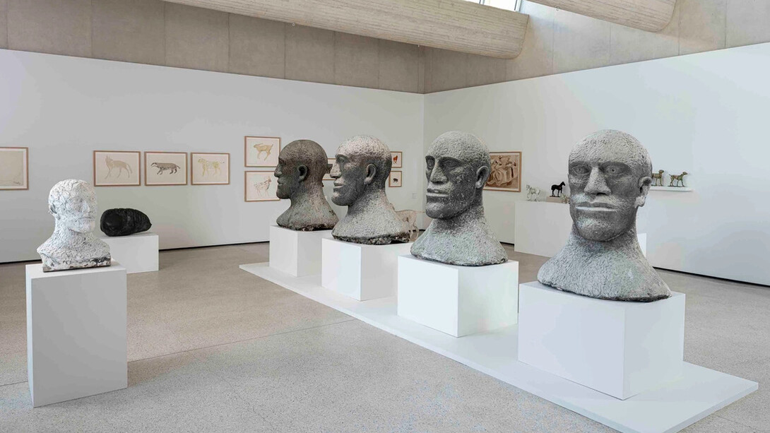Dame Elisabeth Frink, Natural connection, exhibition view. Courtesy of YSP Gallery