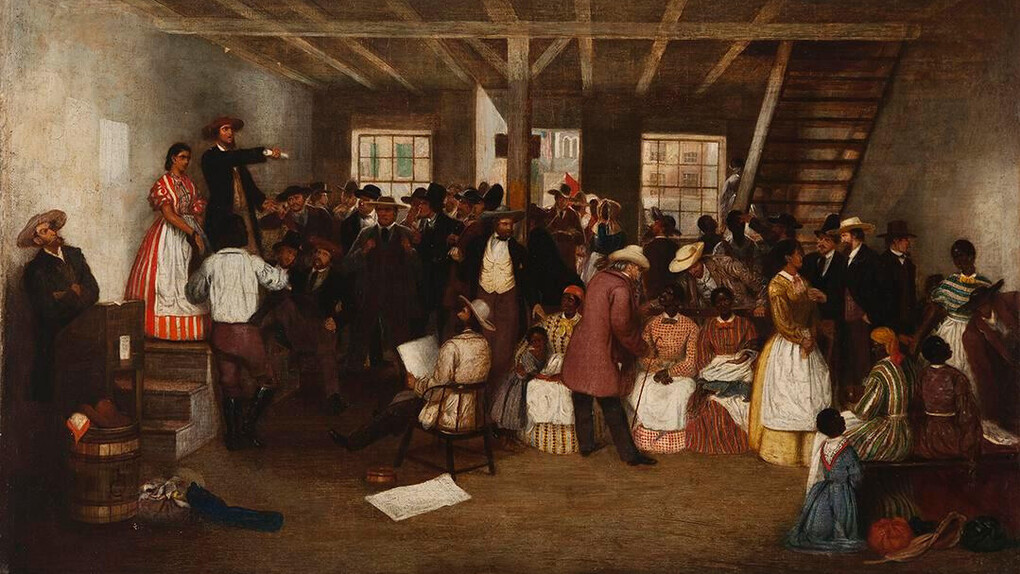 Slave auctions were a central mechanism of the domestic slave trade, through which an estimated one million men, women, and children were forcibly sold and transported between 1790 and 1860