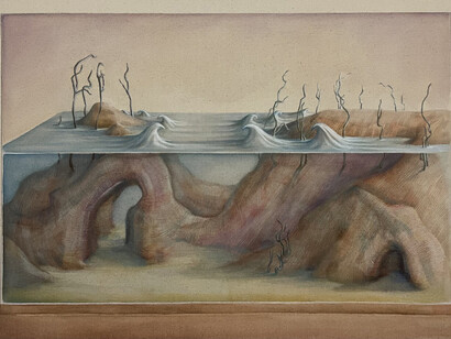 Hope Buzzelli, Rip current, 2024. Courtesy of Lyles & King Gallery
