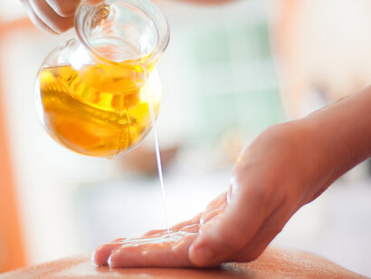 L'olio per il massaggio