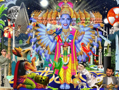 Kenneth Tin-Kin Hung, Krishna, Odharma. Courtesy of Postmasters Gallery